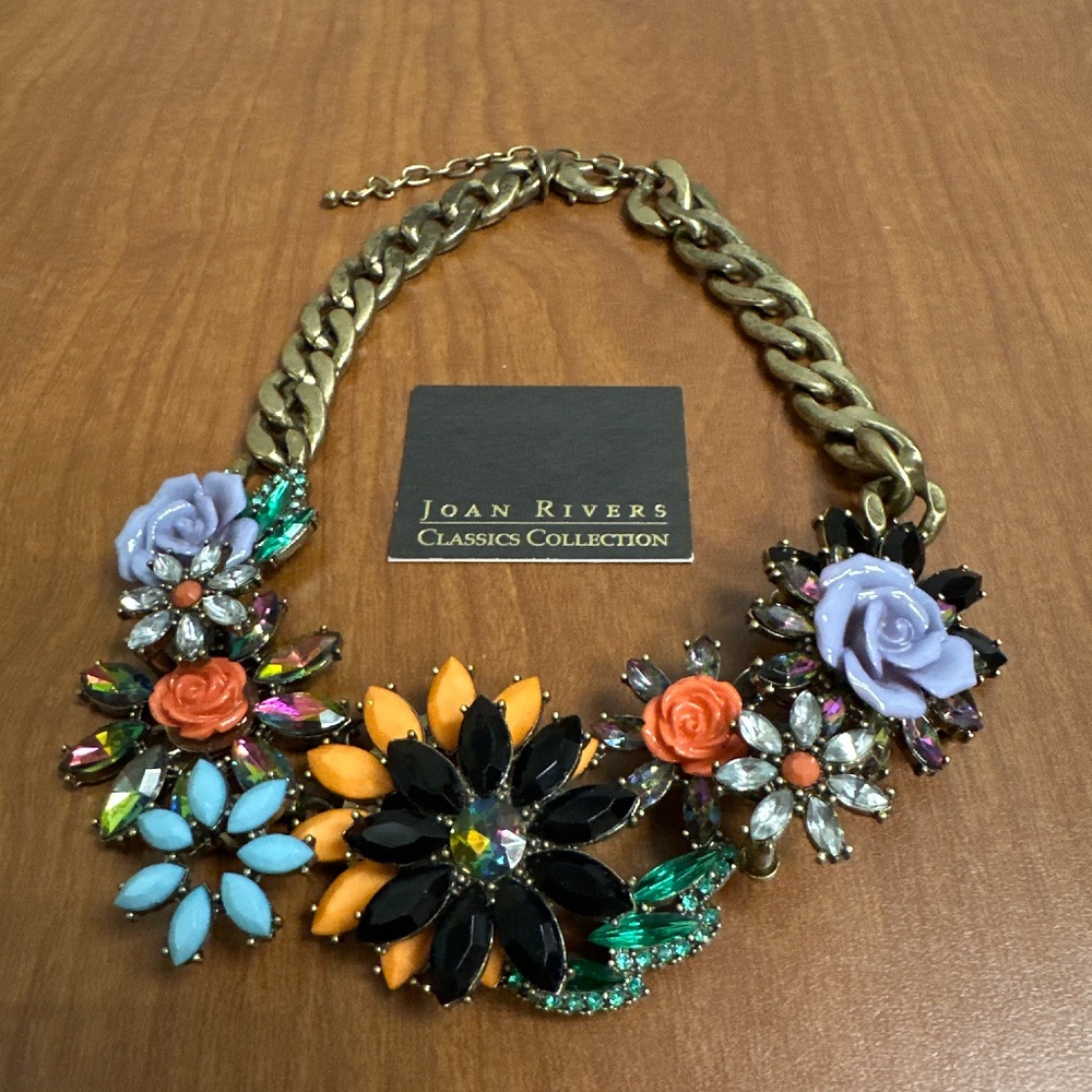 Joan Rivers Classics Collection Floral Necklace